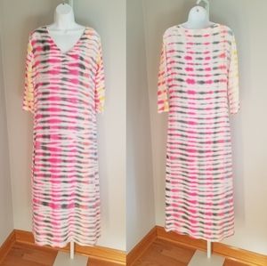 Anthropology Rdalamal V neck Long Kaftan